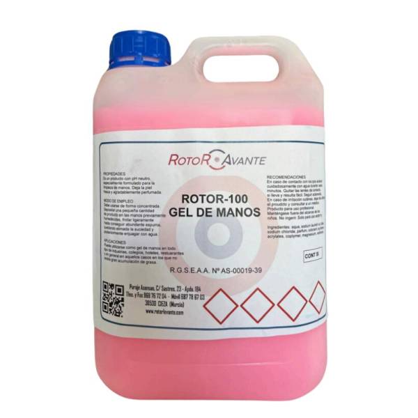 Rotor-100 gel de manos